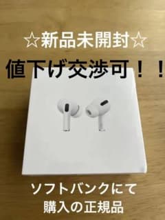 【値下げ】Apple AirPods Pro MLWK3JAのサムネイル