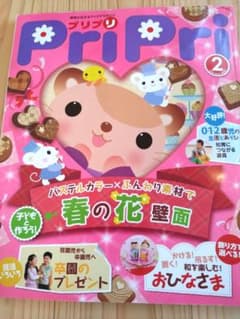 미품 프리프리 2월호 봄의 꽃벽면 외