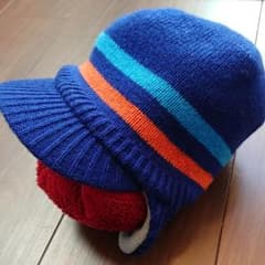ニット帽  スキー 耳あてのサムネイル