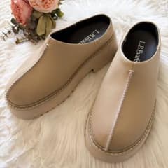 25cm 상태좋음 ☆L.B.Evans Luna 후저 슬립온 TAN 탄
