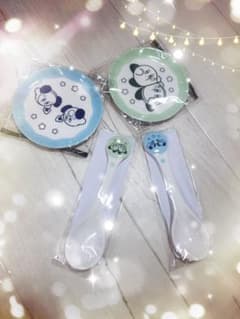星のカービィ プレート スプーン 2点 緑、青のサムネイル