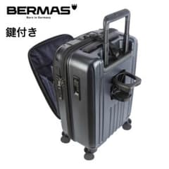 BERMAS バーマス 34L４輪キャリー　キャスターロック　ドリンクホルダー付 BERMAS バーマス 34L4輪キャリー キャスターロック ドリンクホルダー