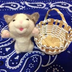 羊毛フェルト ねこ   【送料無料】のサムネイル
