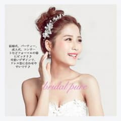 再入荷♡大人気フラワーパールヘッドドレスのサムネイル