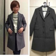 manatu777様専用 earth グレー チェスターコートのサムネイル