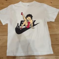 Betty Boop プリント Tシャツ ホワイト Mサイズのサムネイル