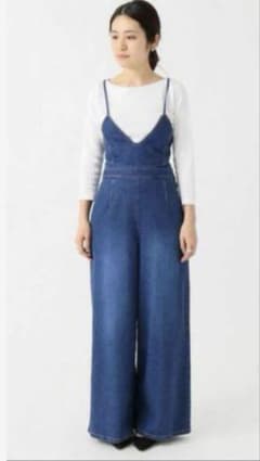 IENA　イエナ　レースアップデニム　サロペットパンツ　サイズ36のサムネイル