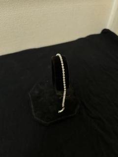 【新品】テニスブレスレット　pt850 プラチナ　モアッサナイト　ユニセックス 新品】テニスブレスレット pt850 プラチナ モアッサナイト ユニ
