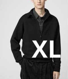 完売品】UNIQLO U ダブルフェイスフルジップジャケット XL ブラック
