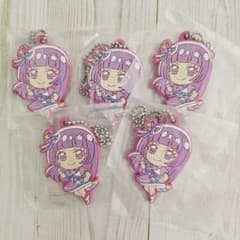 アイカツ！氷上スミレ　でふぉラバ！　キーホルダー　5個セットのサムネイル