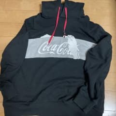 graniph Coca-Cola ハイネックパーカー M ブラックのサムネイル