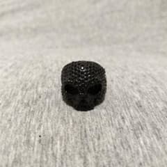 GARNI ガルニ アクリル スタッズ スカルリング メンズ ブラック 21号