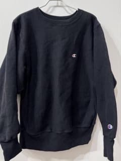 90s Champion リバースウィーブ 無地 ブラック＆グレー　２枚セット