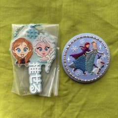アナと雪の女王 刺繍缶バッジとキーホルダーセット - メルカリ