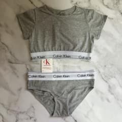 Calvin Klein Tシャツ＆ショートパンツ セット Sサイズ グレーのサムネイル