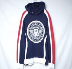 バルマン パーカー メダリオン ビックロゴ　サイドジップ BALMAIN バルマン パーカー メダリオン ビックロゴ サイドジップ BALMAIN