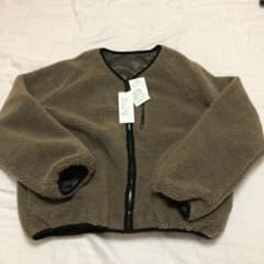 リバーシブル　ボアブルゾンのサムネイル