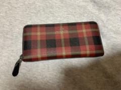coach チェック柄長財布のサムネイル