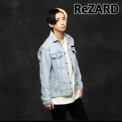 ReZARD YouTuber ヒカル　ライトブルー デニムジャケット 完売品 美品 ReZARD デニムジャケット ストレッチ素材 ヒカル着用