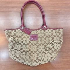 コーチ coach シグネチャーバッグ パープル F14385のサムネイル