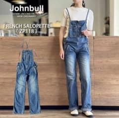 Deuxieme Classe JOHNBULL フレンチサロペット デニム Deuxieme Classe（ドゥーズィエムクラス）の「【JOHNBULL