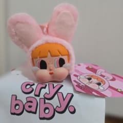 공식 신품 CRYBABY × 파워 퍼프 걸즈 시리즈 봉제 인형