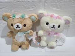 ストア限定◆リラックマ コリラックマ 花冠 小花柄 ぶらさげぬいぐるみ レア リラックマ コリラックマ 花冠 小花柄 ぶらさげぬいぐるみ タグ付き