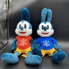 オズワルド・ラビット　SLニットセーターぬいぐるみ　青色　ブルー　タイトー オズワルド・ラビット SLニットセーターぬいぐるみ 青色 ブルー