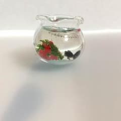 ミニチュア 金魚鉢 オブジェ ハンドメイドのサムネイル