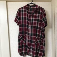 シャツワンピース   短めチュニックのサムネイル