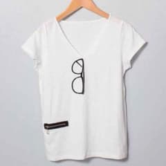 新品タグ付き アダムエロペ メガネtシャツのサムネイル
