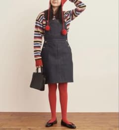 fig london サロペットスカート ジャンパースカート デニム - メルカリ