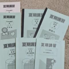 浜学園　小6　夏期講習テキスト3科  M灘コースのサムネイル