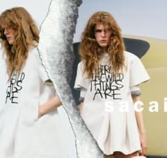 sacai 美品『WHERE THE～』 POPLIN DRESSのサムネイル