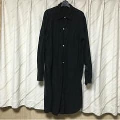 古着 ロングシャツ 黒のサムネイル