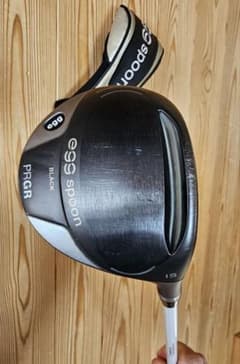 激飛び！PRGR egg spoon BLACK 15度 フェアウェイウッドのサムネイル