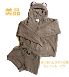 ジェラートピケ あつまれどうぶつの森 ルームウェア上下セット つぶ