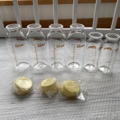 哺乳瓶　ピジョン母乳実感（直付け式）ガラス6本セットのサムネイル