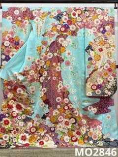 振袖 豪華 金駒 金彩 紋意匠 身丈173cm 撥水加工済 MO2846 - メルカリ