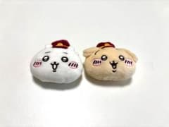 【お値下げ中】阪急ちいかわ　うさぎ　ぬいぐるみお顔バッチ　2個セットのサムネイル