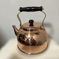 美！銅製ハンマードやかん 銅製ハンマーフィニッシュ￼やかん 新潟県燕市 新光金属 - メルカリ