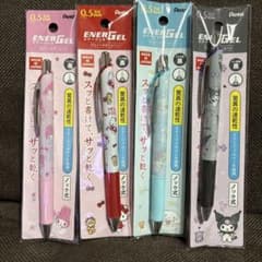 Pentel ENERGEL 0.5mm サンリオ　ボールペン 4本セットのサムネイル