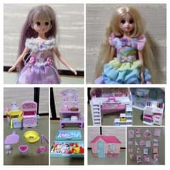 【まとめ売り ドール ハウス】ゆめいろ リカちゃん ひまりちゃん ゆめdecoのサムネイル