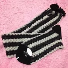 新品♪ラメ混シースルーオーバーニーのサムネイル