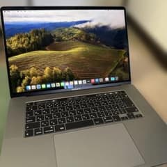 MacBook Pro 16インチ 2019 i9 32gb 2tb 箱ありのサムネイル