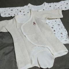 【ぴーちゃんさま専用】 長袖肌着セットのサムネイル