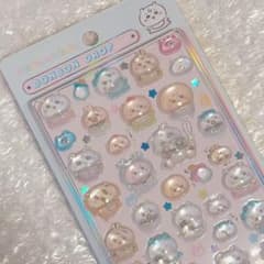 【Chiikawa Baby】ちいかわベビー　ボンボンドロップシールのサムネイル