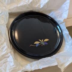 丸盆 漆器 木製 伝統工芸品のサムネイル