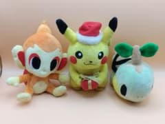 ポケモン ぬいぐるみ 3点セット ピカチュウ ヒコザル ナエトルのサムネイル