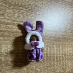シルバニアファミリー 赤ちゃんカラフルウサギコスチューム ブラウンウサギ　紫のサムネイル